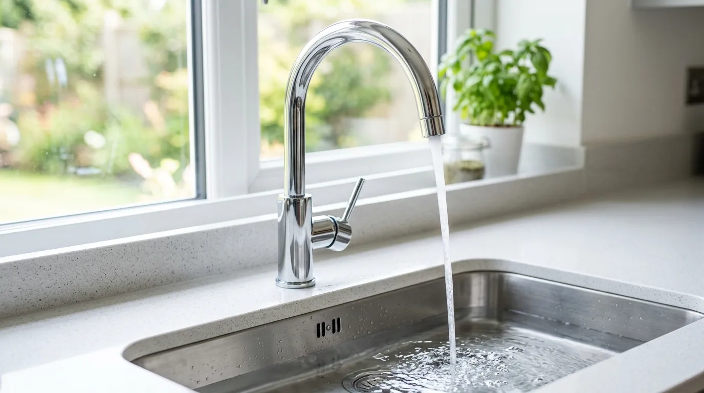 Local Plumbing Master Pros same day plumber fixing a faucet in Corona, CA